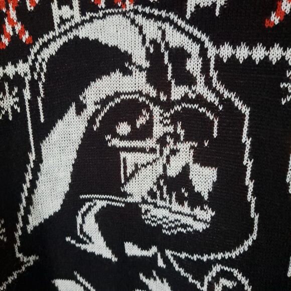 Star Wars Darth Vader Novelty Ugly Christmas Sweater Men's Size XL Party Holiday - Picture 3 of 10
